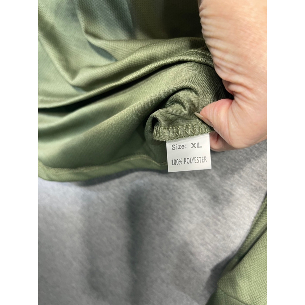 3 for $25. Men's Henley Shirt, Army Green, Size XL - Picture 2 of 3